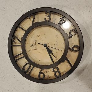 8" FirsTime Raised Numbers Analog Clock